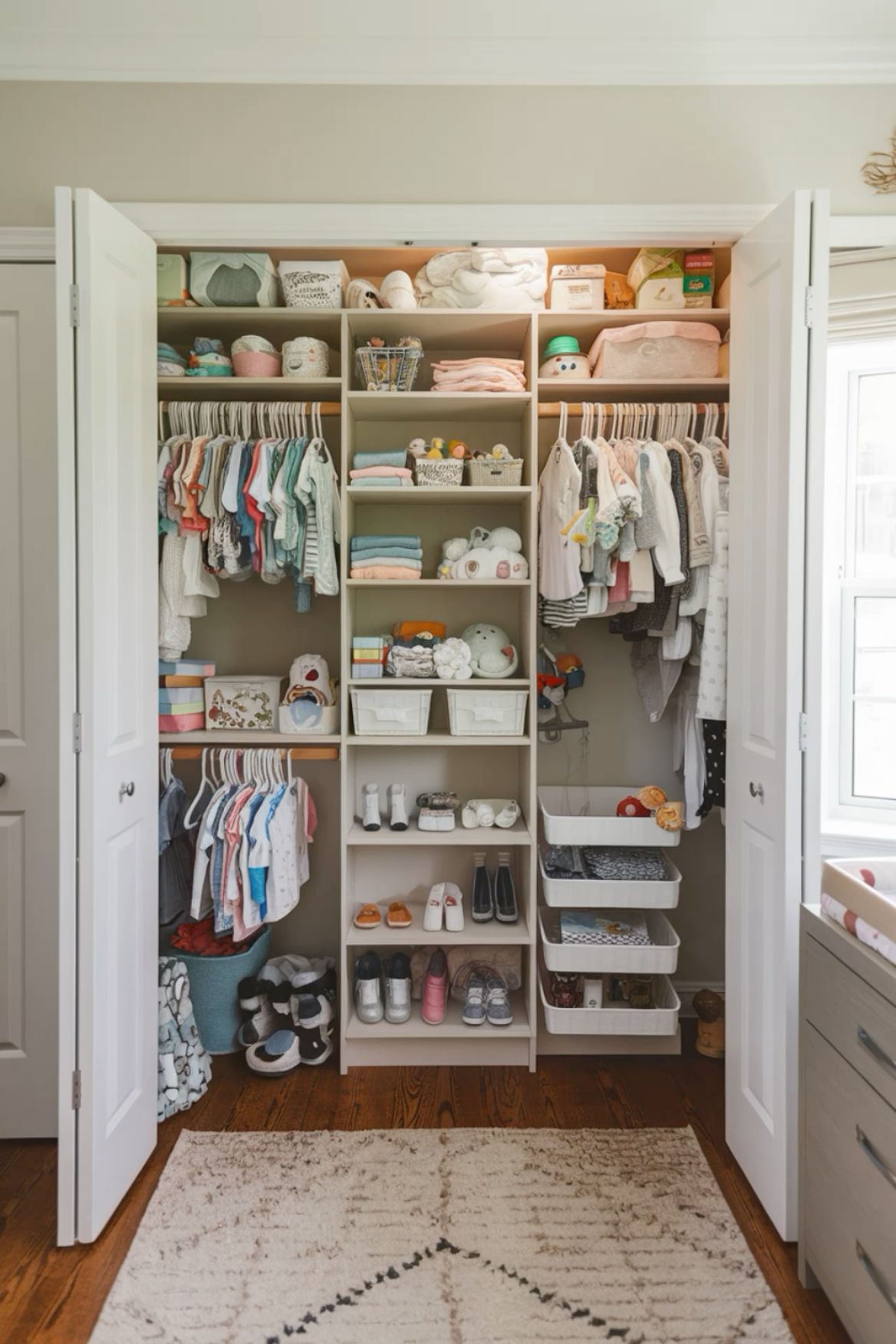 Creative Nursery Closet Ideas for Organizing Your Baby’s Space - Image 1