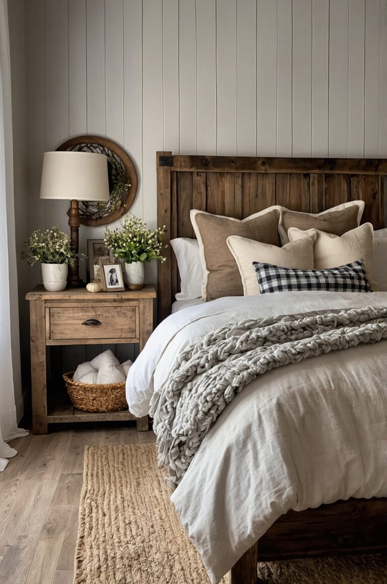 30 Farmhouse Bedroom Ideas to Create a Cozy Rustic Retreat