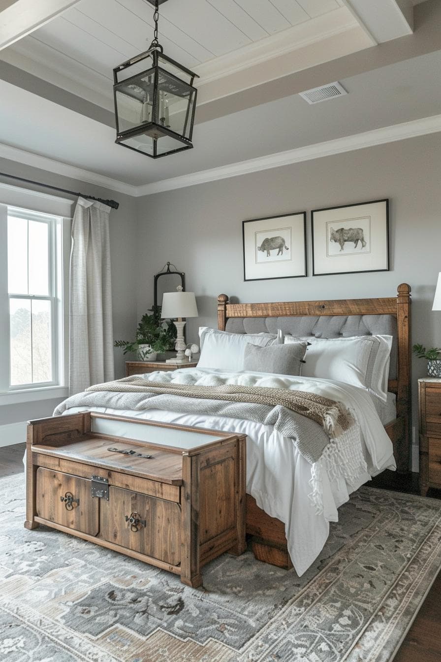 30 Farmhouse Bedroom Ideas to Create a Cozy Rustic Retreat - Image 1