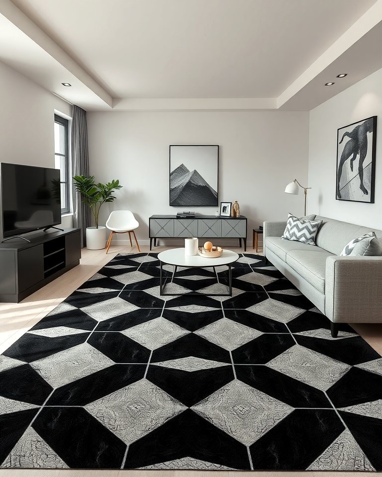 10 Stunning Black Carpet Living Room Ideas for a Bold Makeover