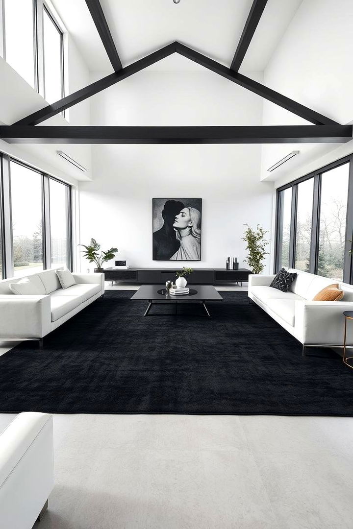 10 Stunning Black Carpet Living Room Ideas for a Bold Makeover - Image 5
